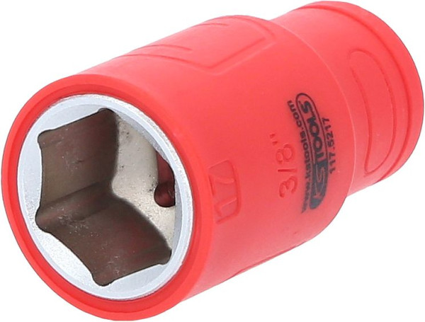KS Tools 3/8" Isolierte Stecknuss, 17 mm, 117.5217, 4042146907863