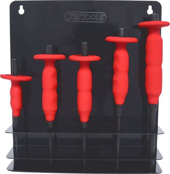 KS Tools Splintentreibersatz mit Handschutzgriff, 5-teilig 3-8mm, 156.0000