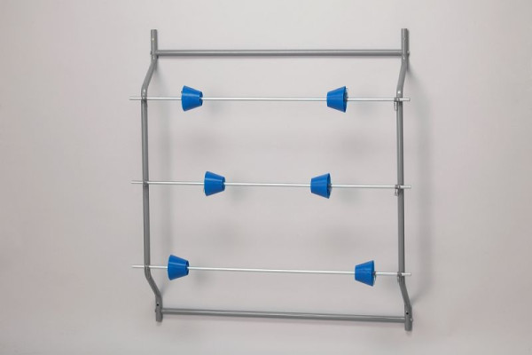 Eichner Wandhalterung für Schutzprodukte, 3-fach, 830 x 897 x 141 mm, 9219-00656
