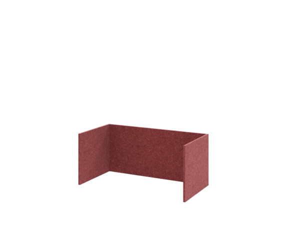 Hammerbacher FlexWall Filzeinschub 80 cm, 1 OH, Bordeaux, VFWF18/B