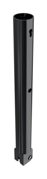 Schake Absperr-Stilpfosten Serie 480B Ø 82 mm, umlegbar, selbsteinrastende Verriegelung für Dübel Befestigung, Profilzylinderschloss, 480UZB