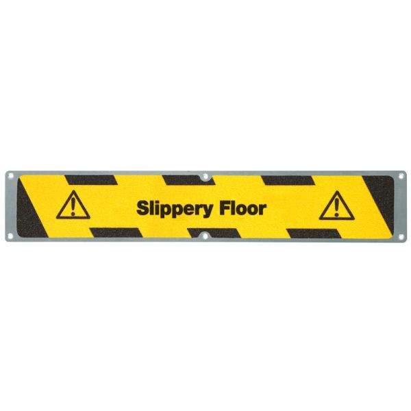 Mehlhose Antirutschplatte Aluminium mit m2 Antirutschbelag, "Slippery Floor" 114x635mm, APM11EF1
