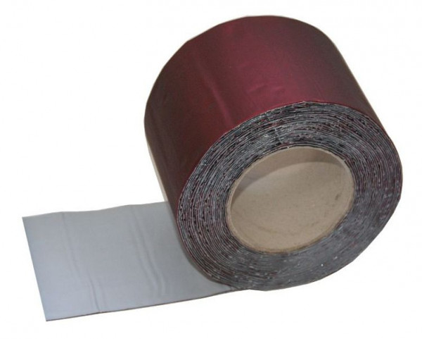 Vebatec Blitz Butyl Reparaturband Aluminium, Farbe: granatrot, 100mm x 10m, 145
