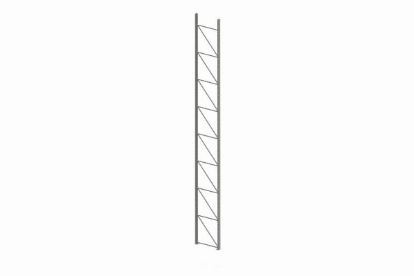 Meta Ständer 100/20 9300x1100 mm, verzinkt, für Palettenregal MULTIPAL, 200174387