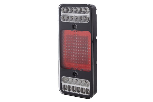 HELLA Heckleuchte, Coluna, LED, 12V, Schraubanschluss/Anbau, LED-Lichtfarbe: weiß/rot/gelb, 3000mm, Flachsteckhülse, links/rechts, 2VP 345 900-441