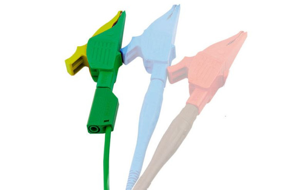 Gossen Metrawatt Delphinklemme 1000V / CAT III, gelb grün für LINAX PQ5000MOBILE, 182725