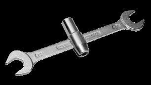 GEDORE Montageschlüssel M10, Schlüsselweite: 17x19 mm, 4509360