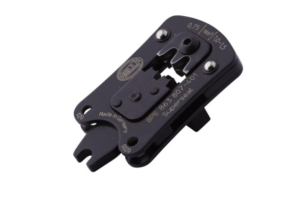 HELLA Crimpzangeneinsatz, Metall, schwarz, SUPERSEAL, 8PE 863 807-401