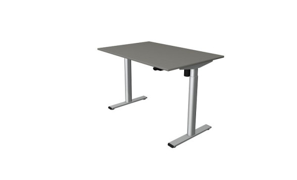 Kerkmann Steh-/Sitztisch Move 1 base 1200 x 800 mm, elektrisch höhenverstellbar von 730-1230 mm, grafit, 10300412