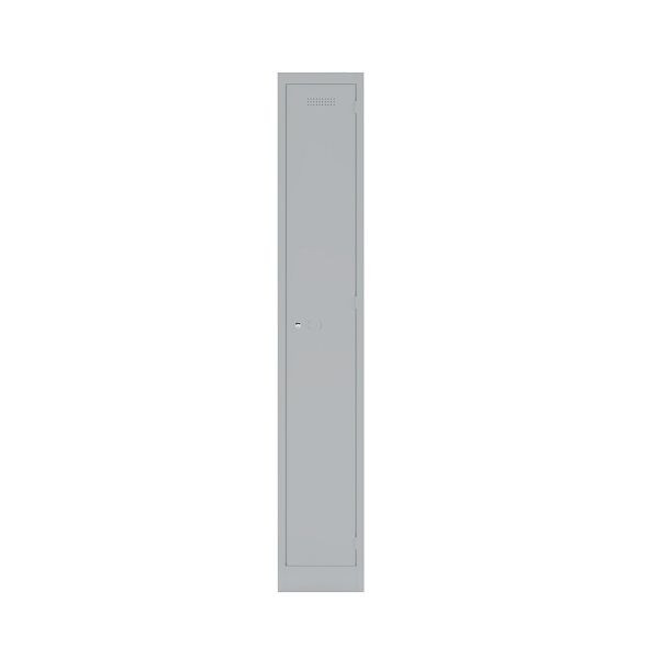 Bisley Garderobenschrank Primary Locker, 1 Abteil, 1 Fach, 355 silber, PL3050S1355