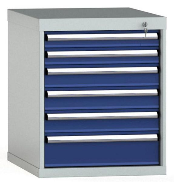 KLW Schubladenschrank 700 x 572 x 750 mm H x B x T, Einbaumaß: 600 mm, Einteilung: 27x36 Einheiten, EA / 100 kg, SEB0700-06EP-001