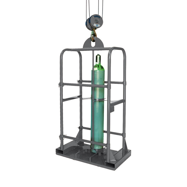 Eichinger Industrie Gasflaschenkorb, 4 Flaschen ø 250 mm, anthrazitgrau, 13280100000096