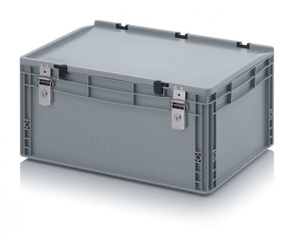 Auer Abschließbare Eurobehälter, LxBxH: 60 x 40 x 28,5 cm, ED 64/27 2S