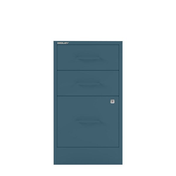 Bisley Home Filer, 2 Universal-, 1 HR-Schublade, Stahlgriff, 687 prussian, PFA3SH687
