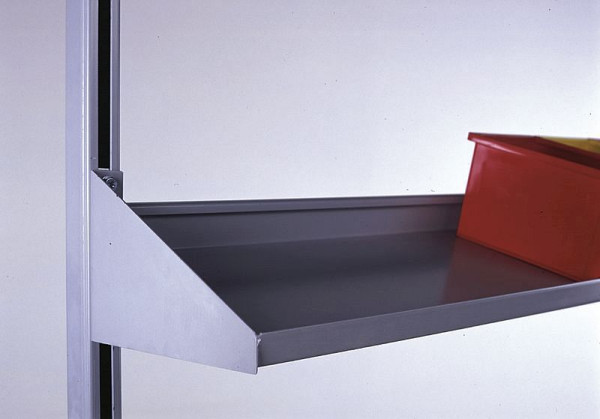 KLW Stahlblechablageboden 15°, geneigt, 1500 x 210 mm, ABC-AN-1500-210