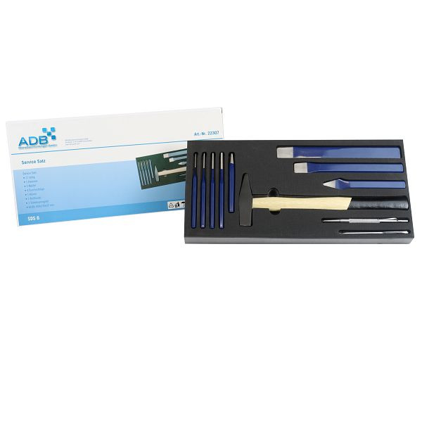ADB Hammer-/Meißel-Set, 11-teilig, 22307, 4050049223072