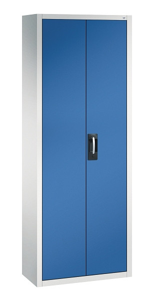 C+P Magazinschrank Serie 13, H1980xB700xT300mm, 7035/5010, 133113-201 S10045