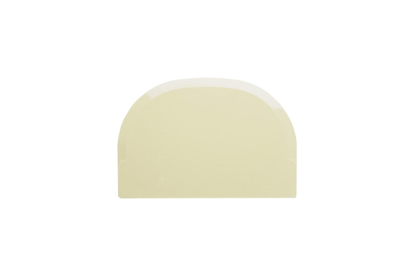 Schneider Teigschaber elfenbein Polyethylen, 116 x 78 mm, rund, 227365