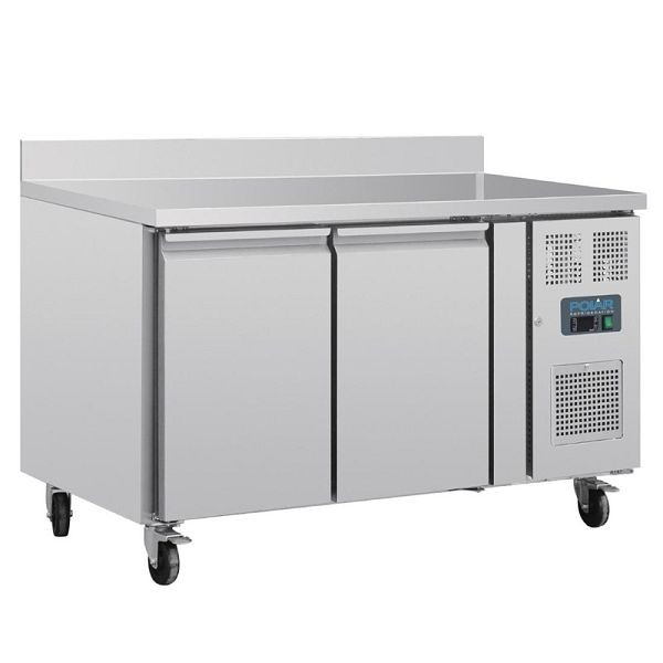 Polar Serie U Kühltisch mit Aufkantung 2-türig 282L, DL914
