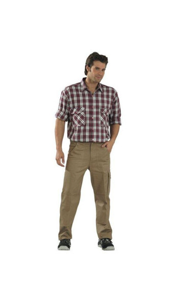 Planam BW 290 Cargo-Bundhose, khaki, Größe 50, 0186050