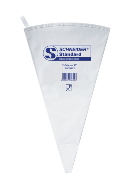 Schneider Spritzbeutel, 2-34cm, "Standard" in blau, verschweißt, 350172
