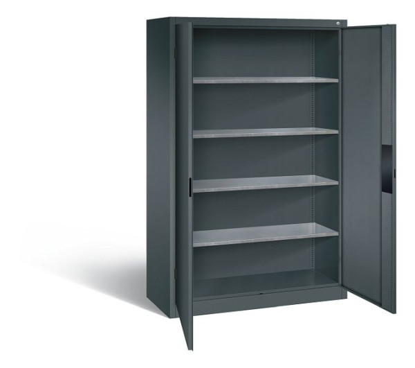 C+P Werkzeugschrank Acurado, H1950xB1200xT500mm, Farbe: Anthrazitgrau, Muldengriff, 8931-052 S10347