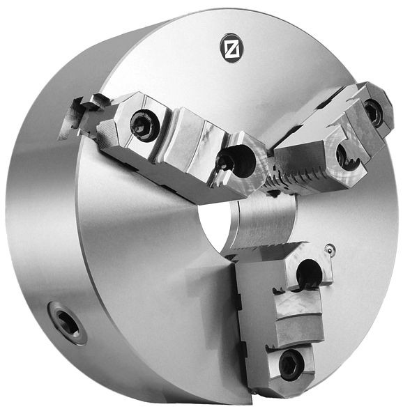 MACK 3-Backen-Drehfutter 160 mm, Stahl, DIN 6350, geteilte Backen, ZE-8363-160