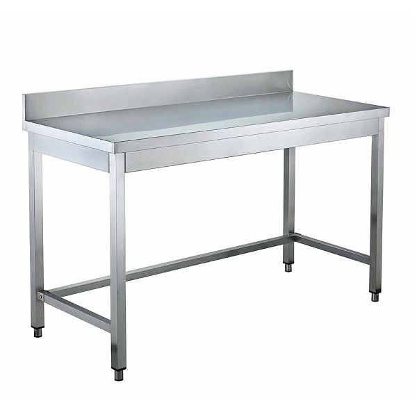 Vaiotec EASYLINE Arbeitstisch 600 / unterfahrbar mit Aufkantung L: 700 mm, 10114