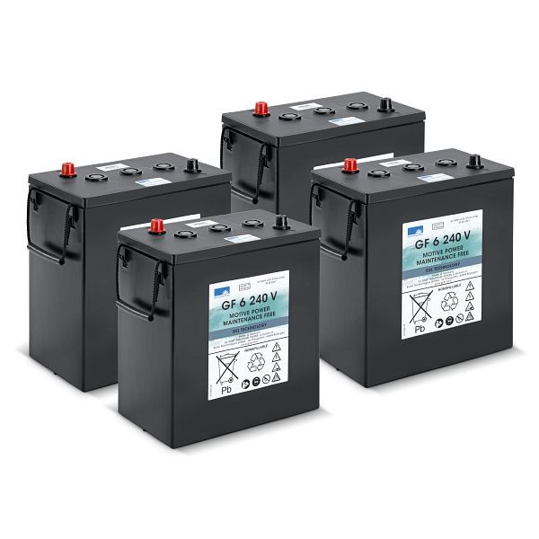 Kärcher Batteriesatz Gel 4x 6V/240Ah, Gewicht mit Zubehör: 190 kg, 2.815-102.0