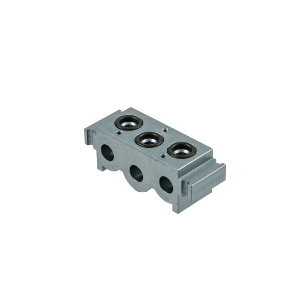 Metal Work Modulare Grundplatte für Ventile G 1/8, Grundplattensystem, 146733
