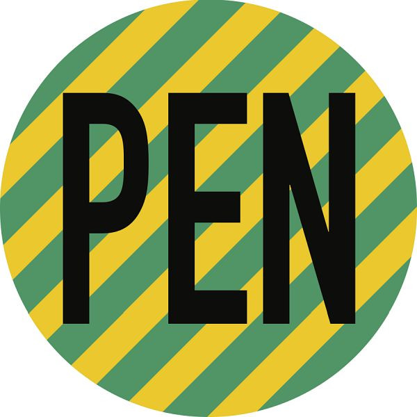 Moedel Neutralleiter mit Schutzfunktion (PEN-Leiter), Folie, Ø 20 mm, VE: 500 Stück/Rolle, 58218