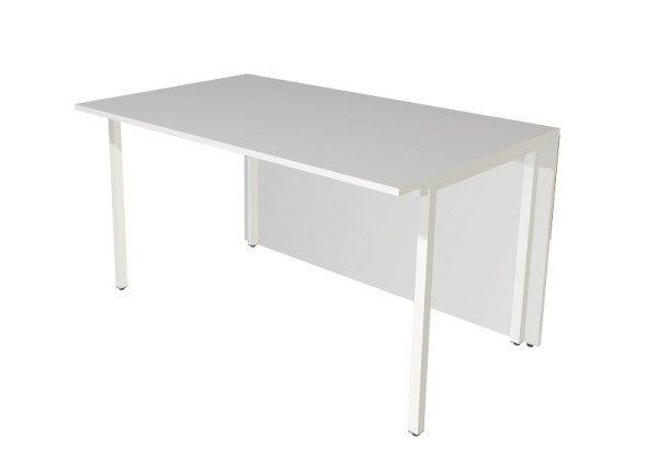 Kerkmann Tisch Atlantis 3, 2-seitig gerade, B 1350 x T 820 x H 750 mm, weiß/grafit, 22327112