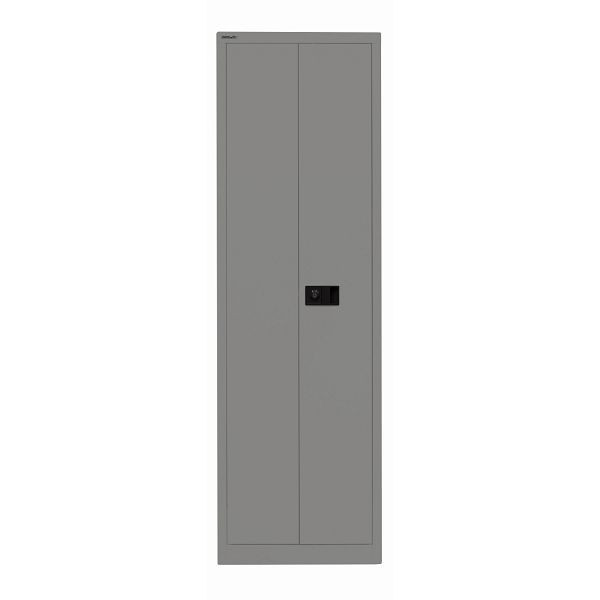 Bisley Flügeltürenschrank UNIVERSAL, 4 Fachböden für 5 Ordnerhöhen, Breite 600 mm, 649 slate, E782A04B6649