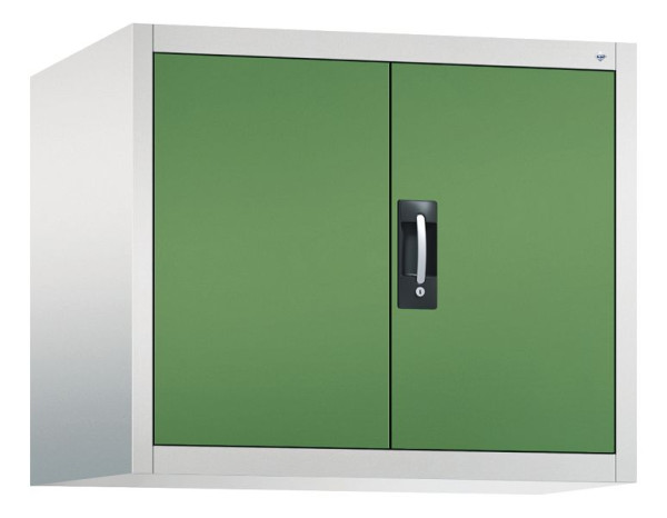 C+P Aufsatzschrank Acurado, H790xB930xT600mm, Farbe: Lichtgrau / Resedagrün, Muldengriff, 9295-009 S10009