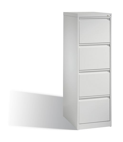 C+P Schubladenschrank Acurado, H1357xB433xT590 mm, Lichtgrau, 12434-311 S10143