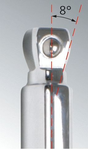 KS Tools 1/4"+3/8"+1/2" CHROMEplus Kipp-Verlängerungs-Satz, 9-teilig, 918.0009
