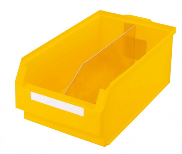 Kappes RasterPlan Längsteiler für Lagersichtkasten Größe 4, L 350 x H 150 mm, Stahlblech verzinkt, 6063.00.6305