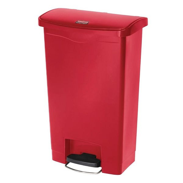 Rubbermaid Slim Jim Front Step Pedaleimer rot 50L, GL026