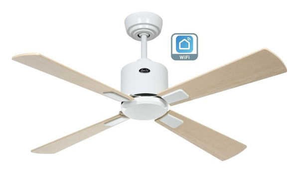 CasaFan Deckenventilator Eco Neo III 103 Lack weiß-Ahorn/Buche WiFi, 943121W