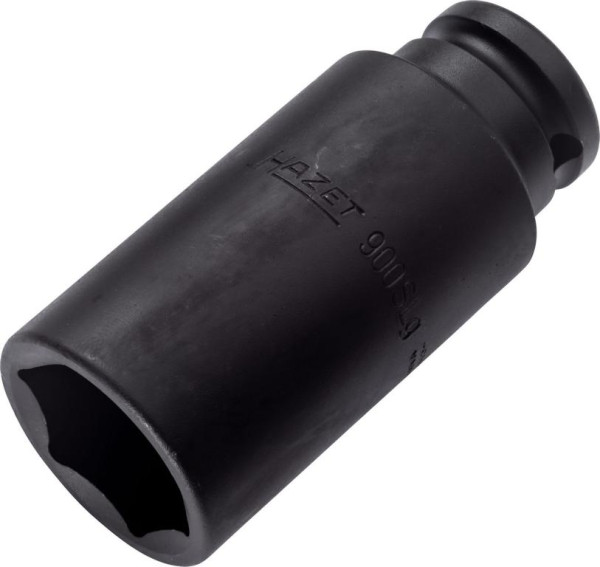 Hazet Schlag-, Maschinenschrauber Steckschlüsseleinsatz, Sechskant, Vierkant hohl 12,5 mm, 27 mm, Lange Ausführung, 900SLG-27