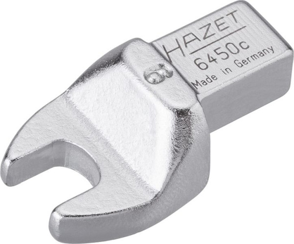 Hazet Einsteck-Maulschlüssel, Einsteck-Vierkant 9 x 12 mm, Außen-Sechskant Profil, 9 mm, 6450C-9