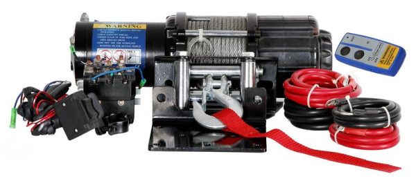 Berger & Schröter Profi-Seilwinde 12 V, 3150 kg Stahlseil, 31767