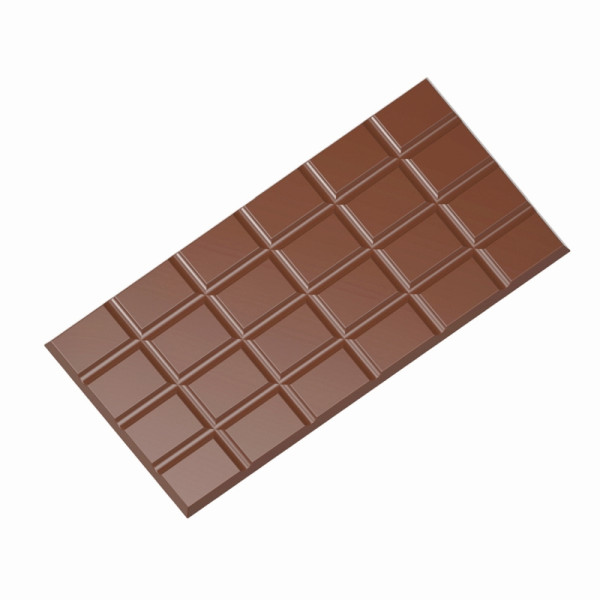 Schneider Schokoladen Form - Tafel 4x6 Rechteck, 275 x 175 x 24 mm / 156 x 77 x 4 mm, 50 gr, 1 x 3 Stück, 422436