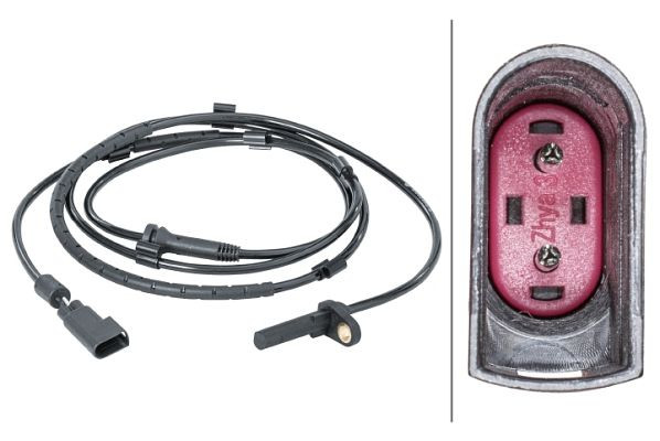 HELLA Sensor, Raddrehzahl - 12V - 2-polig, 6PU 012 679-611