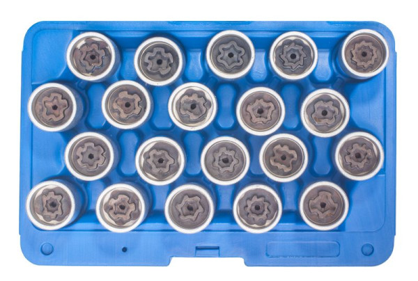 SW-Stahl Felgenschloss Demontagesatz, VW, 20-teilig, 02383L