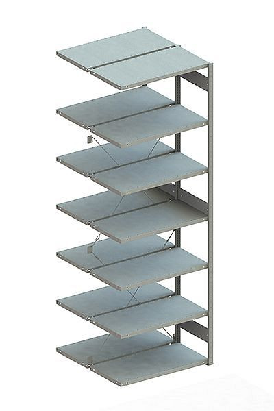 Meta CLIP 100 DAR 3000x1000x500 mm, RAL 7035, Bodenanzahl: 2 x 7, 20070679