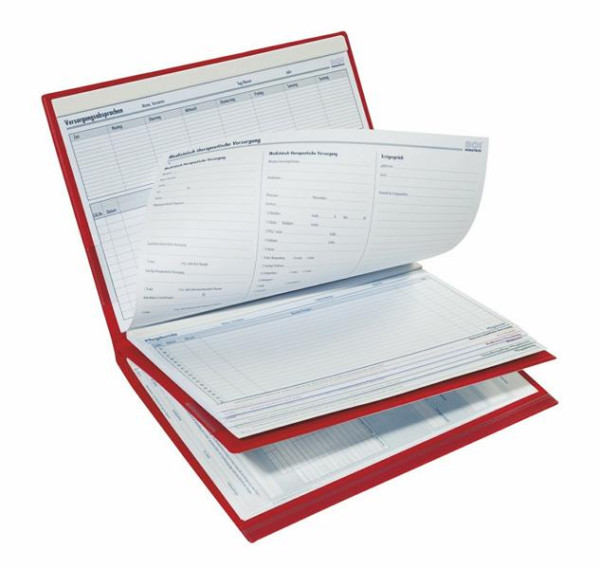 BOI 3-Deckel-Dokumappe A4 rot, professional-line plus, 9109-00004-R