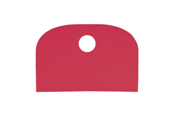 Schneider Schlesinger / Schaber flexibel, Größe: 148 x 99 mm, LDPE rot, 227246