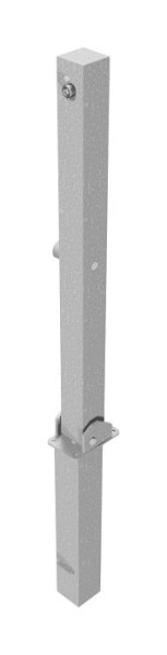 Schake Absperrpfosten Stahlrohr 70 x 70 mm umlegbar und herausnehmbar, mit Dreikantverschluss und Profilzylinderschloss, 4701FUZH