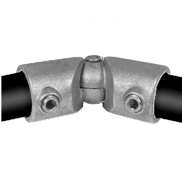 Stein HGS Bogen verstellbar, aus Temperguss, Rohr Ø 48 mm, VE: 10 Stück, 62514.0003